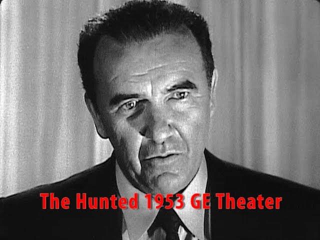 The Hunted 1953. Noir TV. Detective, driven by grief, ruthlessly stalks his wife's murderer. Intense