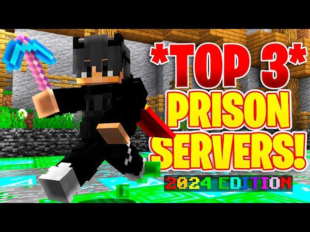 TOP 3 PRISON SERVERS! *2024 EDITION* | Minecraft OP Prison | 1.8-1.20+ New Minecraft Prison Servers