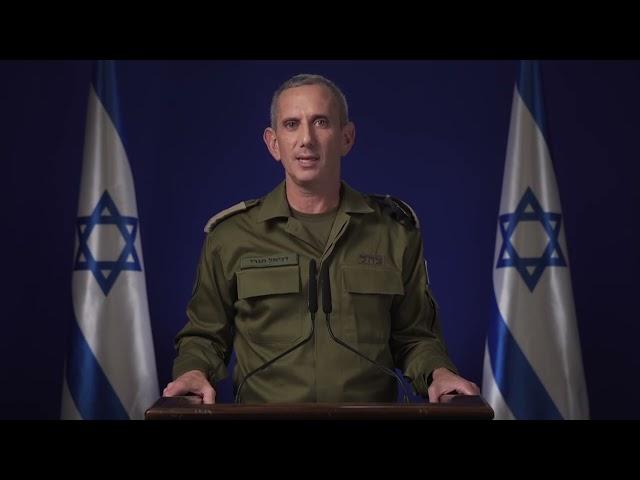 IDF Spox. on Sinwar Hiding Behind Gazans