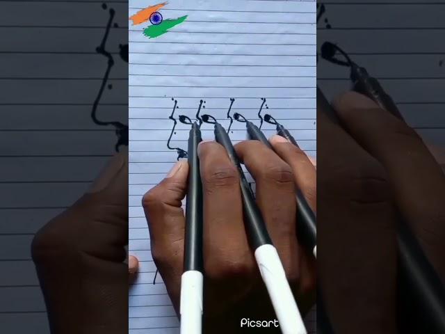 Indian army drawing  || 4 drawing same time #art #trending #viral #army