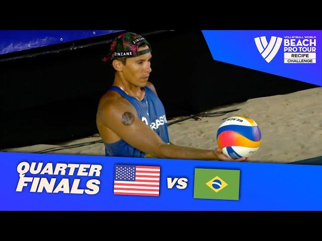 Schalk/Bourne vs. Evandro/Arthur - Quarter Finals Highlights Recife 2024 #BeachProTour