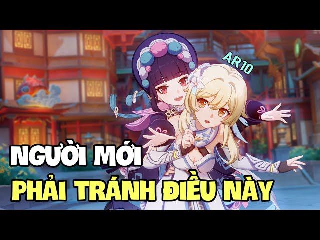 Mới chơi Genshin nên làm những điều này để tránh bị thọt về sau