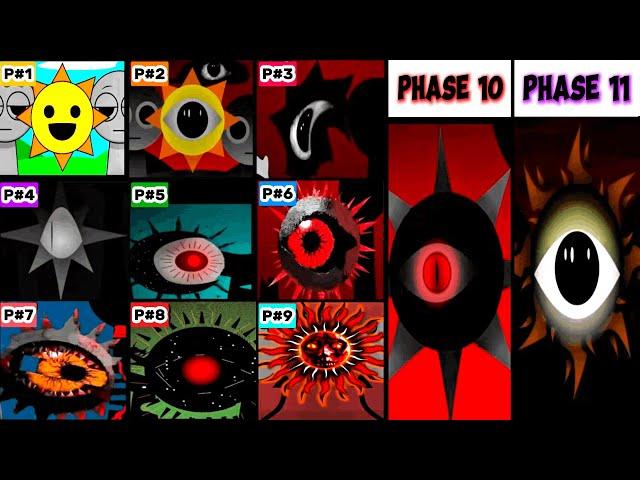 Phase 1 VS Phase 2 VS Phase 3 VS Phase 4 VS Phase 5 VS Phases 6 - 11 Incredibox Sprunki