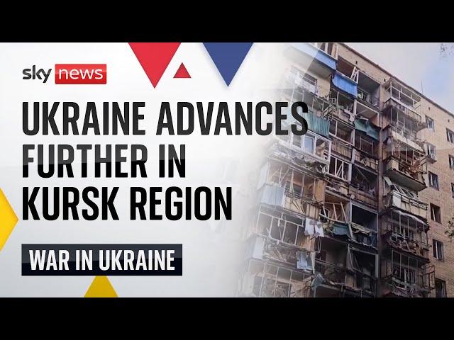 Russia evacuates 75,000 people on border as Ukraine continues to advance in Kursk region