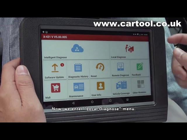 How to use Launch X431 V when you get it