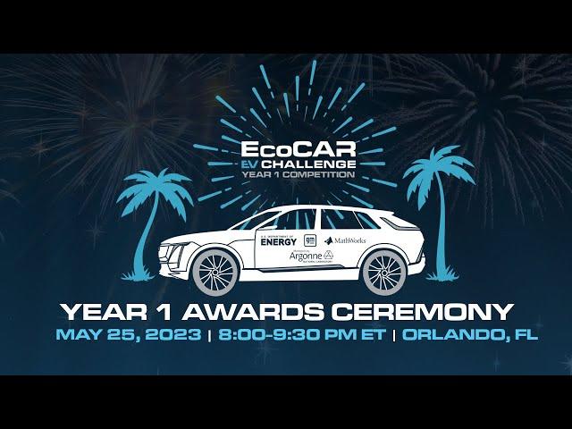 EcoCAR EV Challenge Year 1 Awards Ceremony