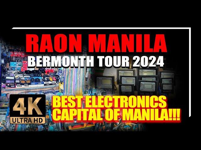 RAON MANILA | Kumpletong Bilihan ng mga tools at iba pa! | BERMONTH TOUR 2024  | GONZALO PUYAT ST.