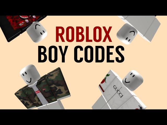 ROBLOXIAN HIGHSCHOOL BOY CODES