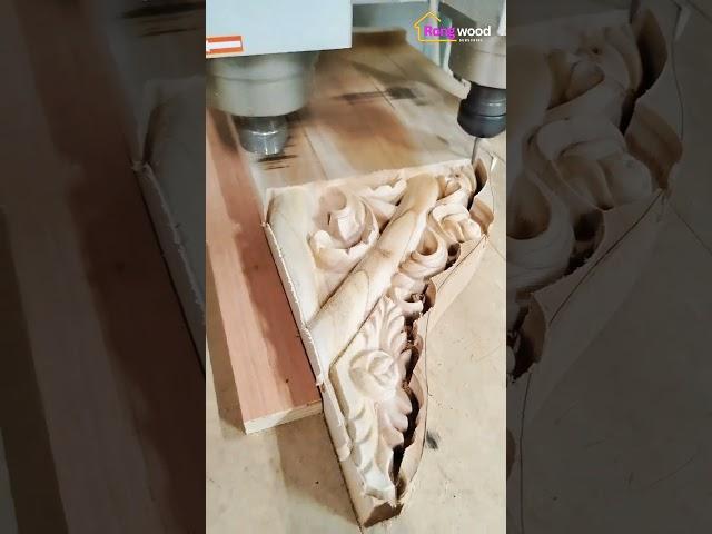 See how the exclusive bed is made on CNG#wood #wooddesigner #multiwood #woodnews #woodcompany