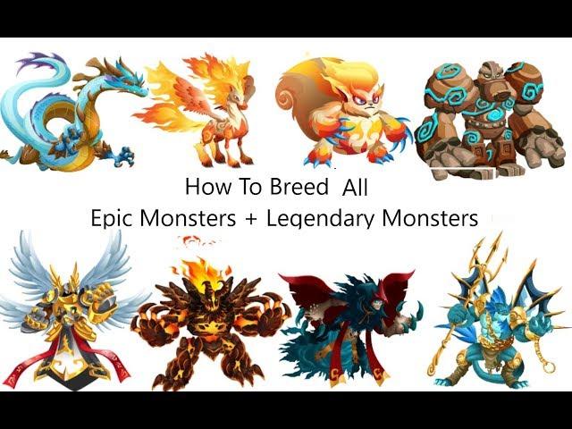 How To Breed Epic + Legendary Monsters in Monster Legends | Monster Legends Breed Legendary