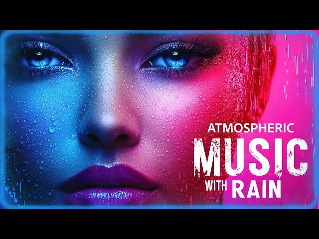 Voices In The Rain - Calm Atmospheric Music on a Cyberpunk Rooftop