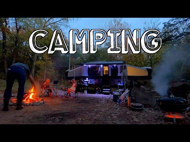 Camping season is HERE!! Halloween Camping at our favorite spot!