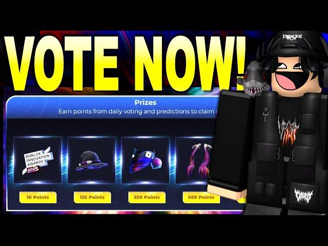 HOW TO VOTE & GET POINTS FOR ACCESSORIES! (ROBLOX INNOVATION AWARDS 2024 VOTING)