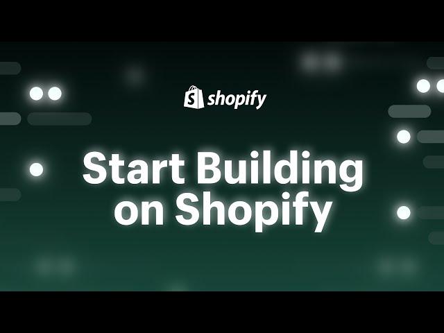 How to build an App From Scratch on Shopify | Shopify Unite 2021