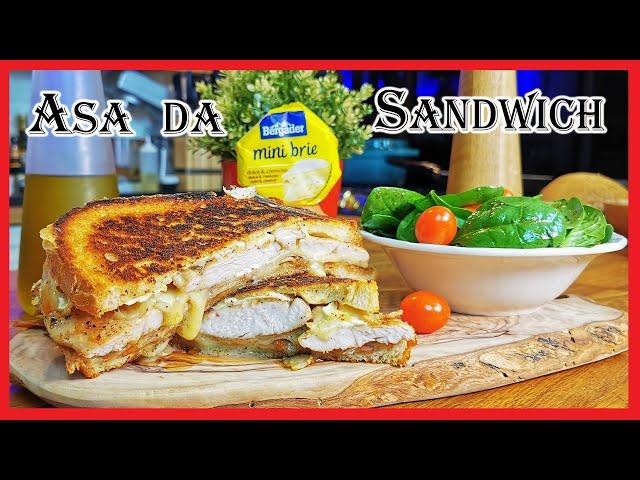 Sandwich cu Piept de Curcan si Branza - Mini Brie Bergader - Chef Florin Arvunescu