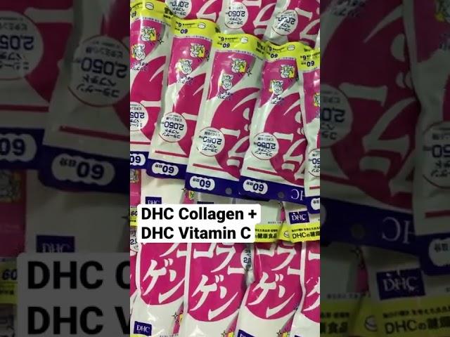 DHC Collagen + DHC Vitamin C Combo/ JP-SPARK INC/ made in Japan