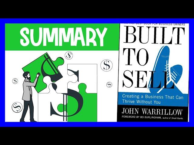 Built to Sell by John Warrillow | Animated Book Summary