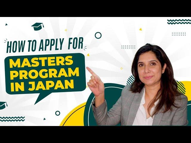 How to apply for masters program in Japan | Education Japan