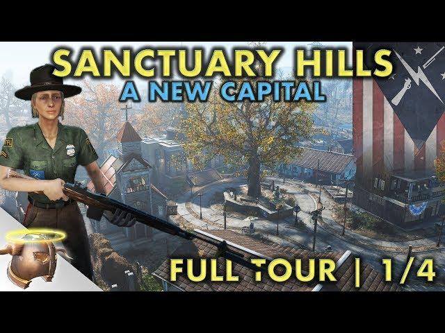 THE CAPITAL OF SANCTUARY HILLS | Part 1 - Huge, realistic Fallout 4 settlement and lore | RangerDave