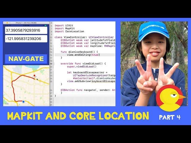 Part 4: Create an iOS Map app with MapKit and Core Location