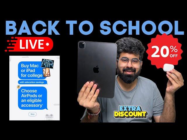 Back to school sale live | Get free Airpods & pencil & Mouse & Keyboard with iPad & Mac & Mac mini