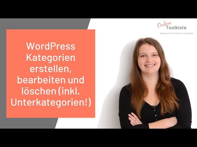 WordPress Kategorien erstellen, bearbeiten und löschen: So geht's