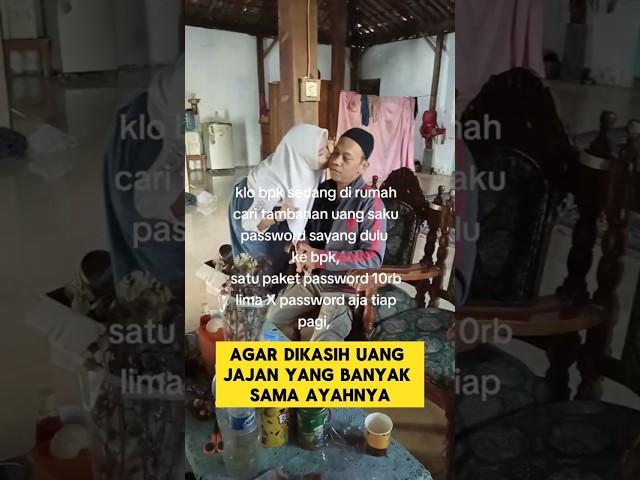 ketika anak perempuan mau minta uang jajan sekolah sama ayahnya ‼️#ayah #anak #haru #sekolah