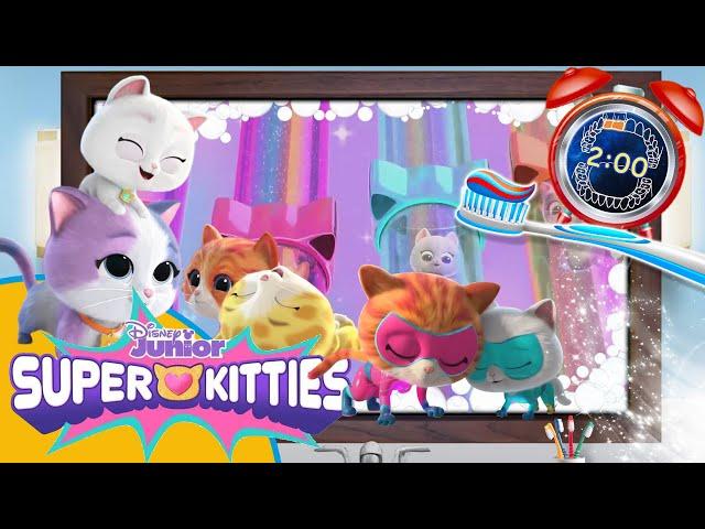 Super Kitties 2 Minute Magic Bubble Toothbrush timer with Music.