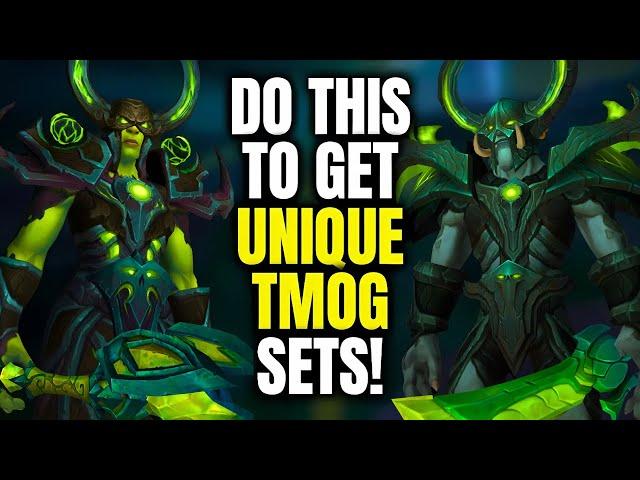 Do This To Get COOL & UNIQUE Transmog Sets & Weapons! WoW The War Within | World-Defiler's Set Guide