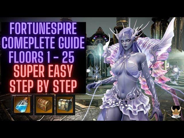 Lost Ark Fortune Spire Tower Guide First 25 levels ~FULL TIER 3 TOWER GUIDE, ALL FLOORS!~