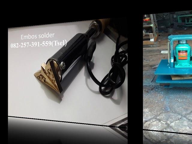 082 257 391 559 Mesin Embos Sandal, Logo Bandung