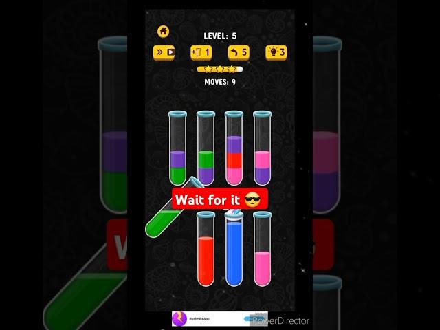 Colour water sort ️ new game hard level complete level won  #shorts #colourwheel