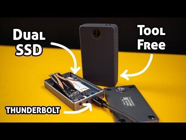 SABRENT Thunderbolt Tool Free Dual NVMe Enclosure | AWESOME ENCLOSURE!!