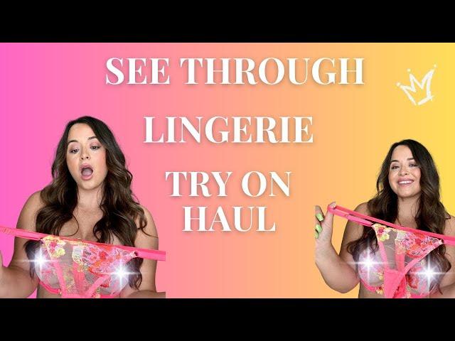 New Transparent Try On Haul 2024 4K with Jeen Mary