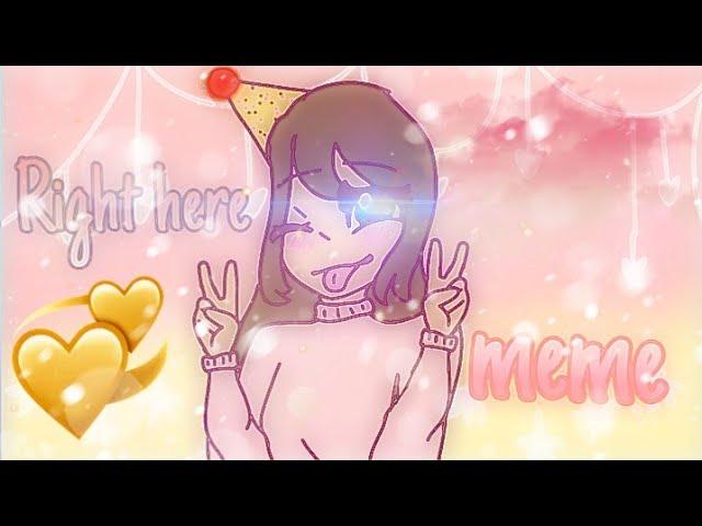 •Right here meme// Gift for Nastya Nesterova//pet cat lps •