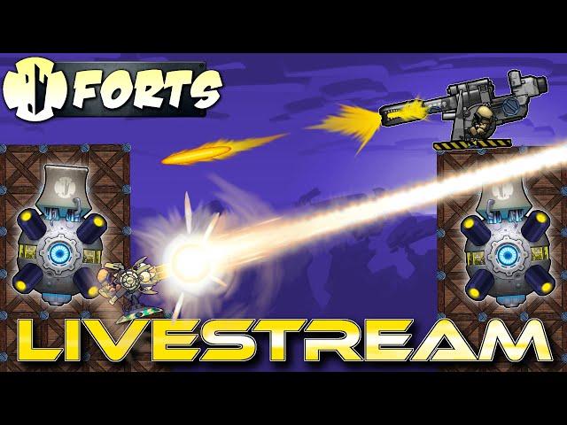 Coop Maps! - Forts RTS - Livestream