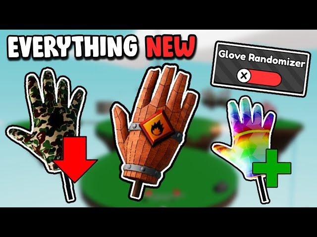 Everything NEW in the BARREL Glove Update | Roblox Slap Battles