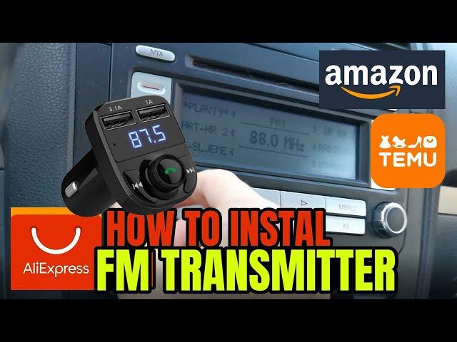 HOW TO SETUP CAR BLUETOOTH MP3 FM TRANSMITTER FROM TEMU, AMAZON, ALIEXPRESS (Review)