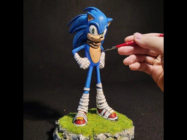 Create Sonic with clay / Sonic Boom /소닉붐 소닉 만들기 with Clay