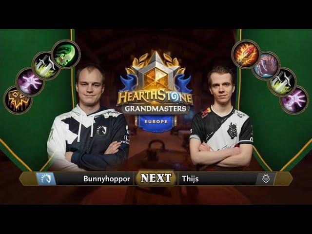 Bunnyhoppor vs Thijs | 2021 Hearthstone Grandmasters Europe | Top 8 | Season 2 | Week 3