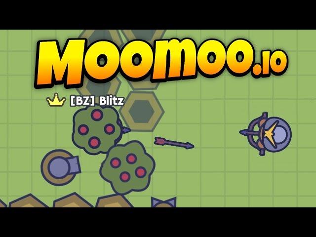 MooMoo.io - Awesome Turret Base Defense! - Turret Update! - Let's Play MooMoo.io Gameplay
