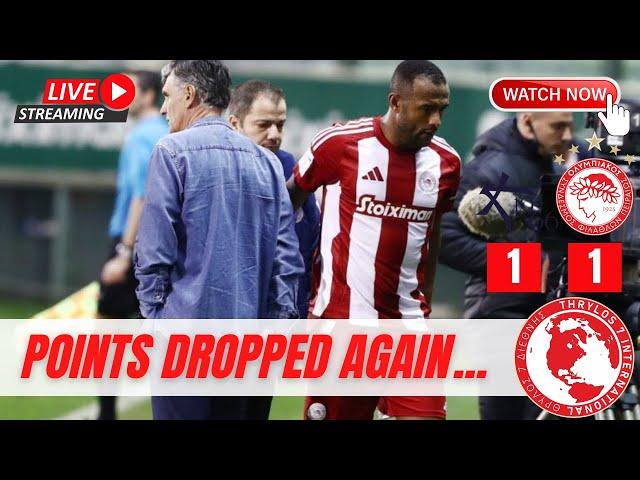 Athens Kallithea vs Olympiacos 1-1 | Postmatch review | Live Stream