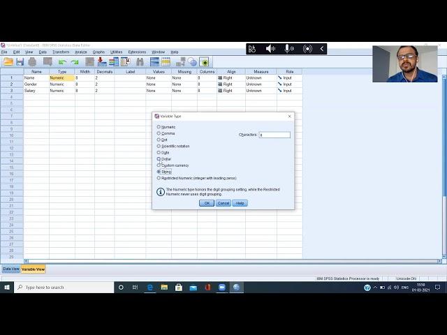 Data Entry in Spss