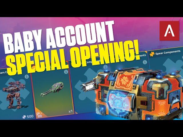 War Robots - Baby Account Fights High Level Players + Special Delivery Opening WR