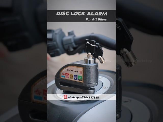 Disc lock  alert ‼️ |#bike #trending #viral #alert #shorts #accessories