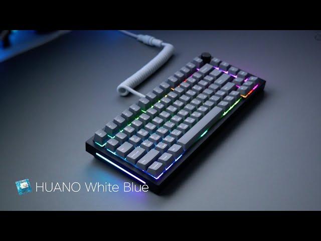 GMMK Pro HUANO White Blue(stock) Sound Test | 화이트블루 스위치