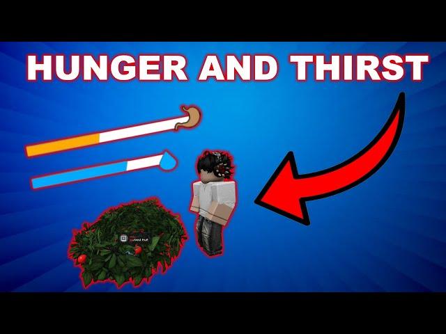 Hunger and Thirst SYSTEM (Roblox Studio)