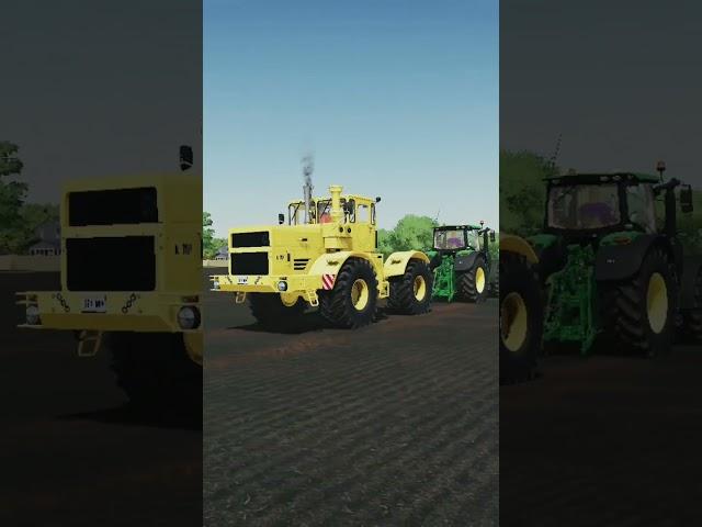 Кировец К-700А против John Deere 6250 R  300 сил 