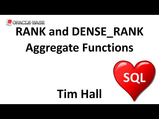 RANK and DENSE_RANK Aggregate Functions : Making Ranking Predictions