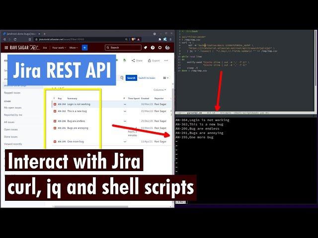 Jira REST API - Why I love curl, jq and shell scripts